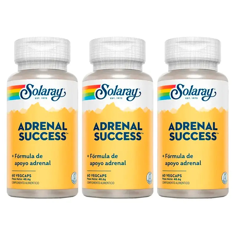 Solaray Adrenal Success – doplnok stravy, balenie 3 x 60 kapsúl