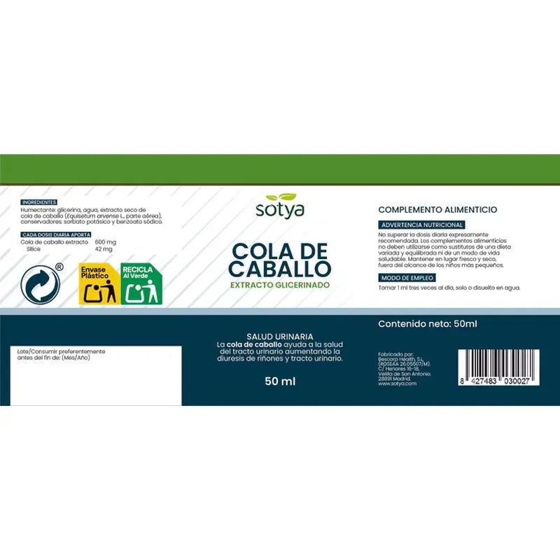 Sotya – extrakt z konského chvosta, 50 ml.