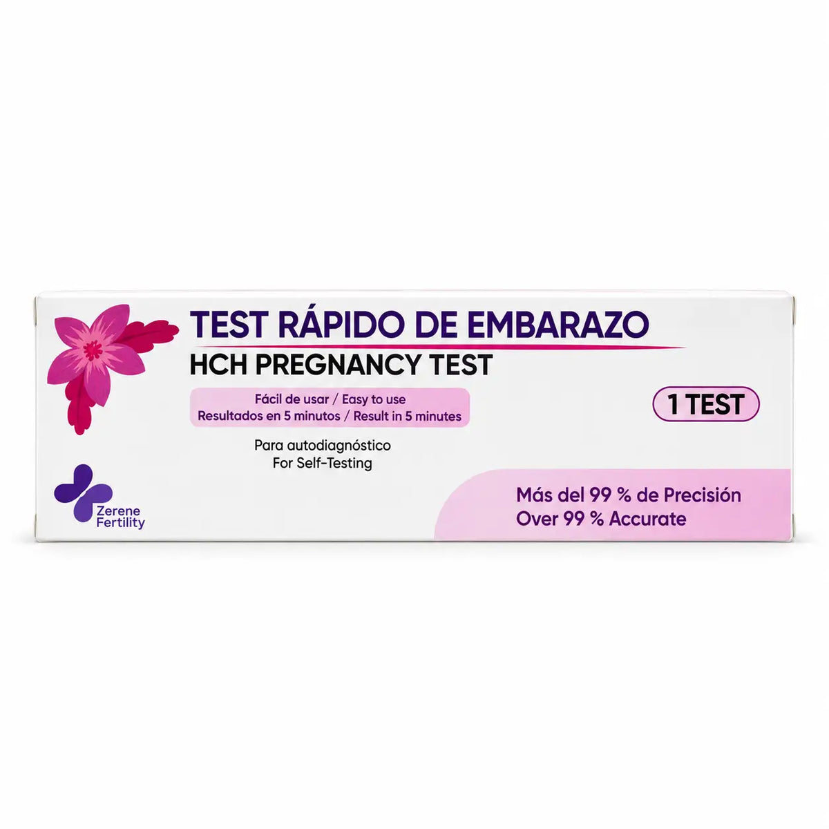 Surgicalmed Zerene Fertility Test na rýchlu detekciu tehotenstva od spoločnosti Zerene Fertility, 1 kus