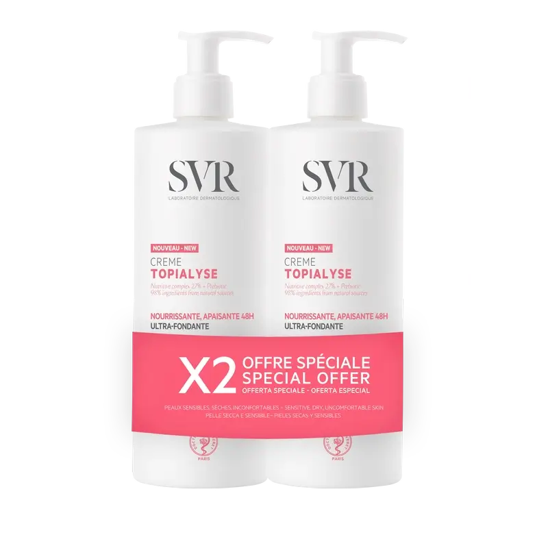 SVR Topialyse Duo krém, 2 x 400 ml