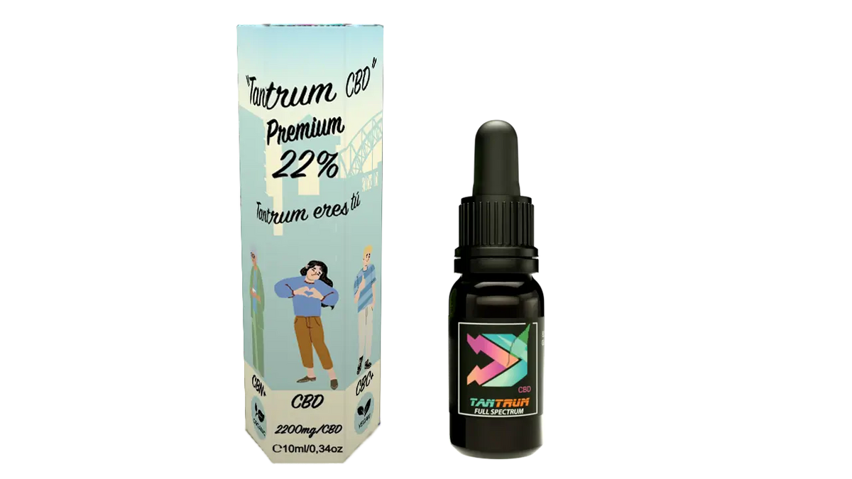 Tantrum CBD olej s plným spektrom 15 % HSO, 10 ml