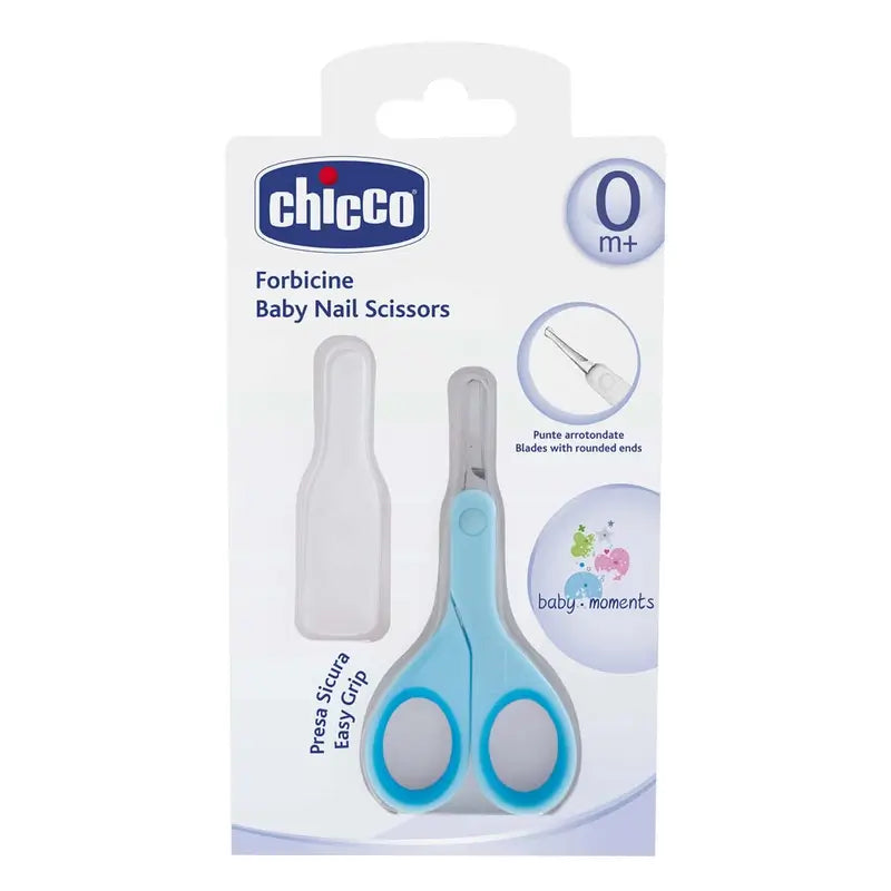 Nožnice Chicco s bezpečnostným okrajom – modré