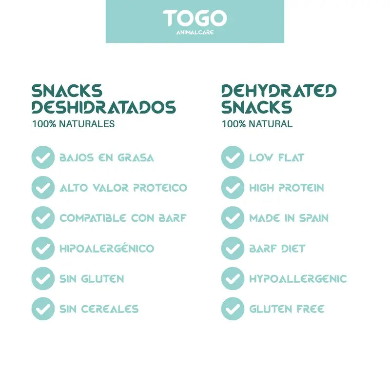Togo Snack Natural Sušené sardinky, 1 kus