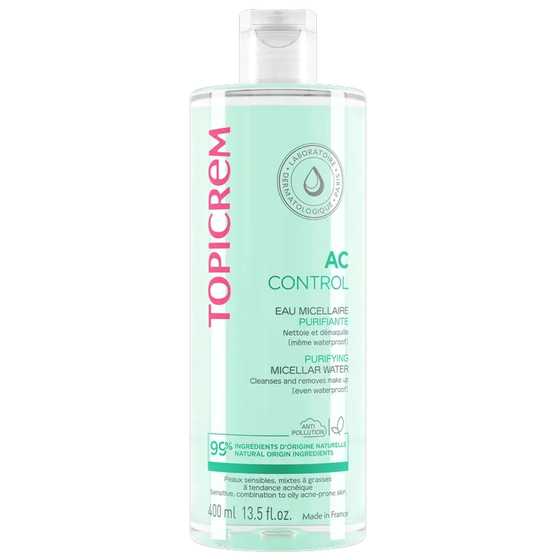 Topicrem Ac Control Čistiaca micelárna voda, 400 ml