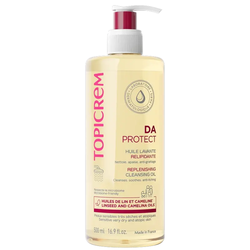 Topicrem Da čistiaci olej na obnovenie lipidovej bariéry, 500 ml