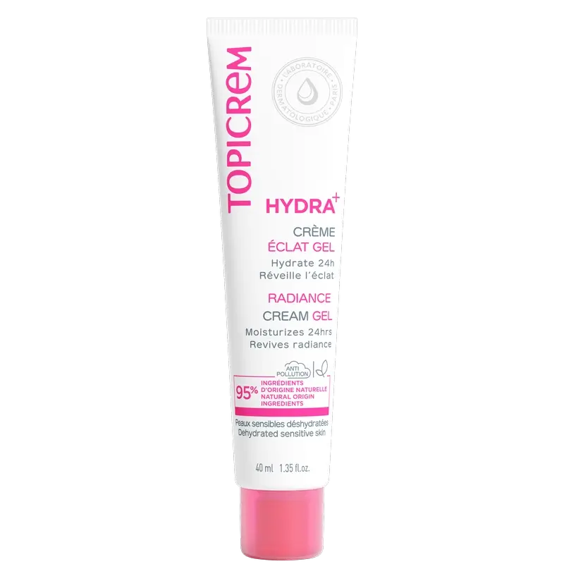 Topicrem Hydra+ Hydratačný rozjasňujúci gél, 40 ml