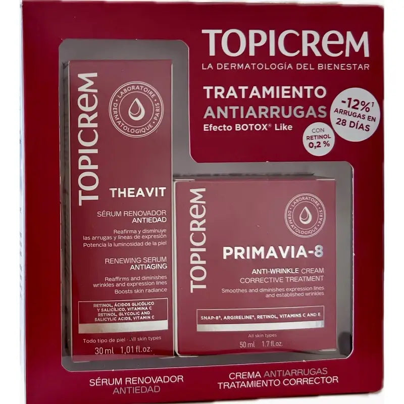 Topicrem balíček: sérum Theavit 30 ml + krém Primavia-8 50 ml