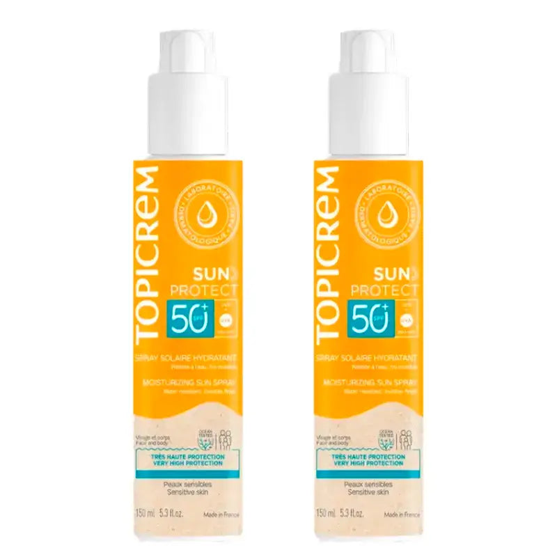 Topicrem Sun Protect Spray SPF 50+, balenie 2 × 150 ml