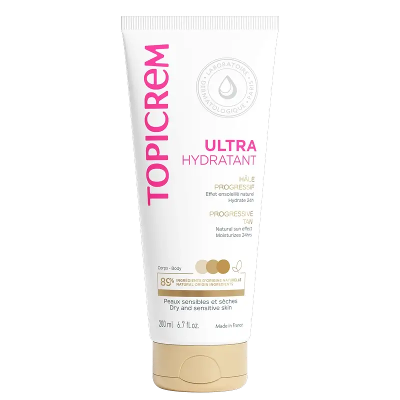 Topicrem Uh – postupné opaľovanie tela, 200 ml