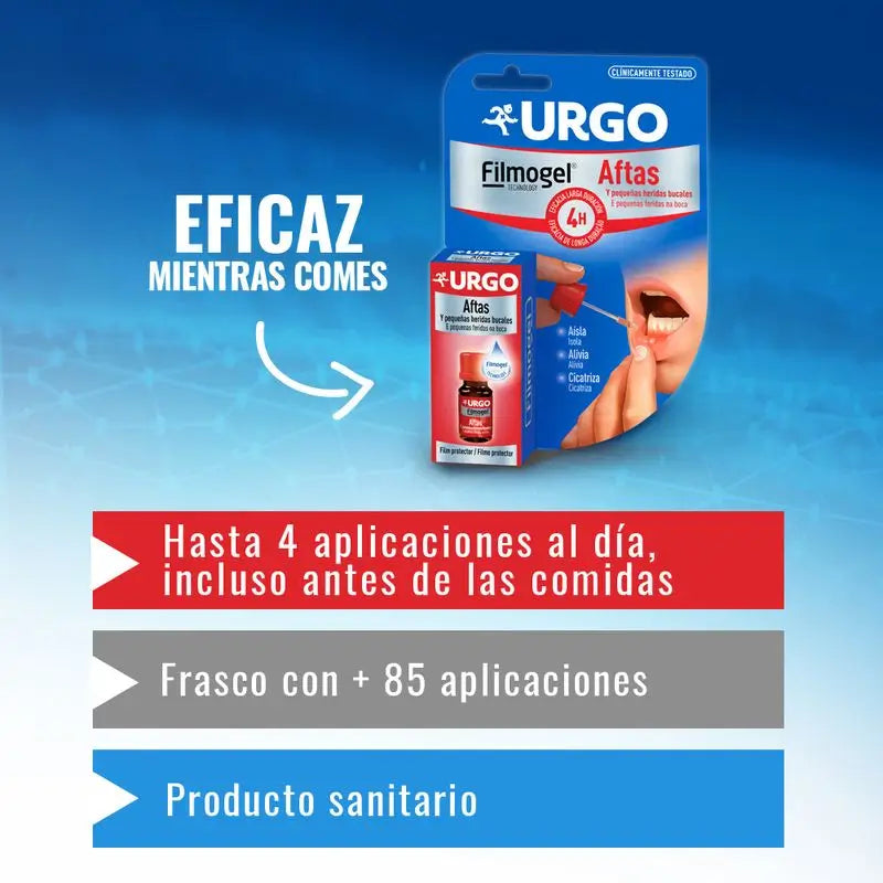 URGO Filmogel na afty, fľaštička, 6 ml