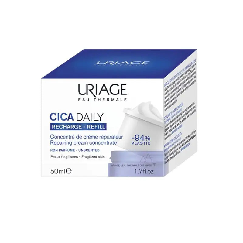 Uriage Cica-Daily Koncentrovaný krém – náhradná náplň, 50 ml