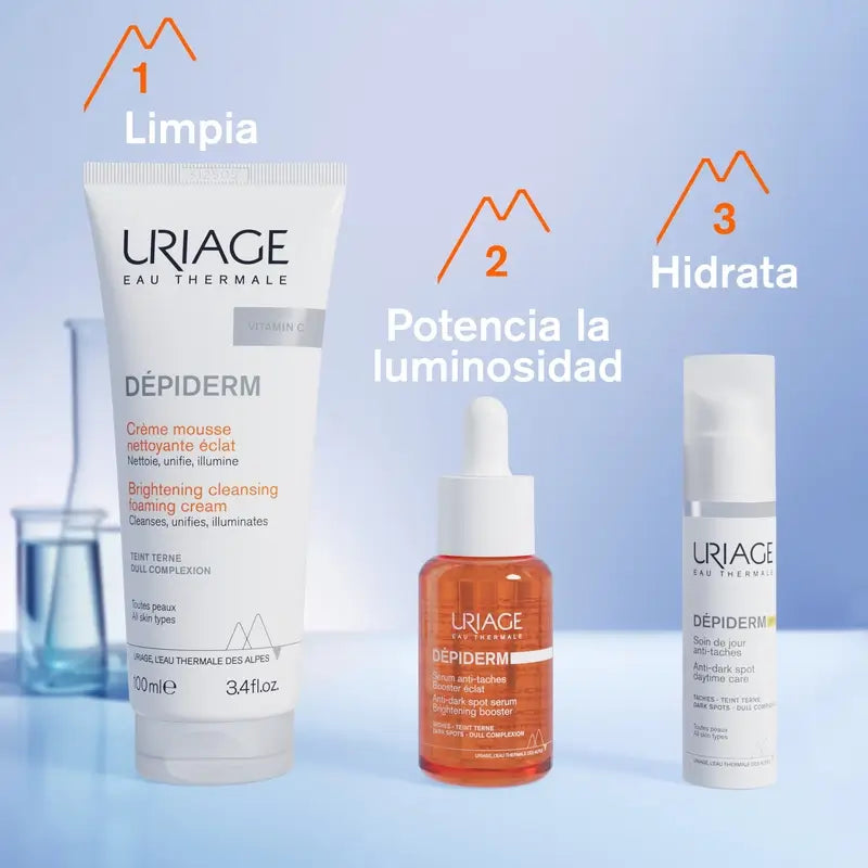 Uriage Dépiderm Rozjasňujúca čistiaca pena 100 ml