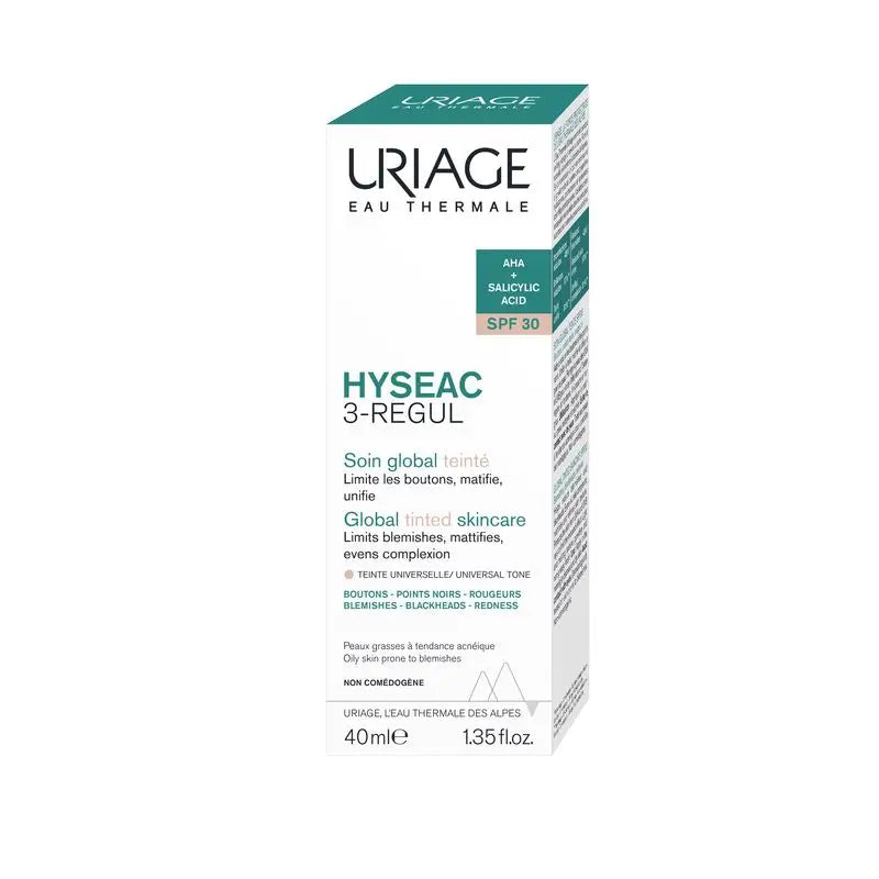 Uriage Hyséac 3-Regul s farbou SPF 30 40 ml