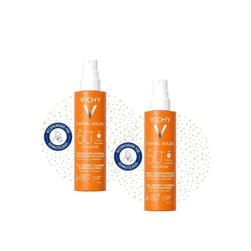 Vichy Capital Soleil Spray s viacnásobnou ochranou SPF50 200 ml, balenie po 2 ks