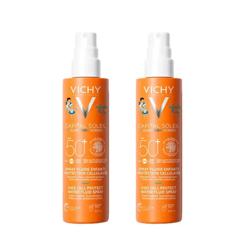 Vichy Capital Soleil sprej pre deti SPF 50, 2 × 200 ml