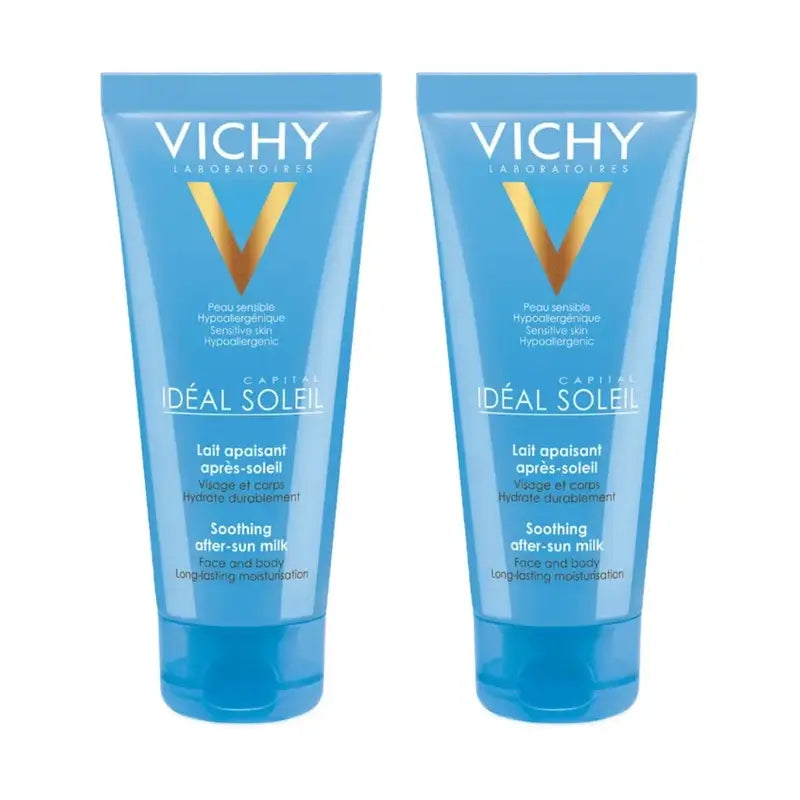 Vichy Idéal Soleil Upokojujúce mlieko po opaľovaní, 2 × 300 ml