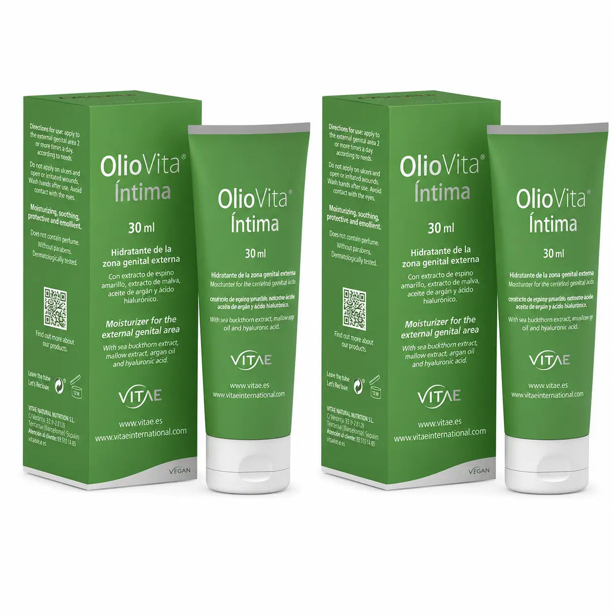Vitae Oliovita Intímny krém, 2 x 30 ml
