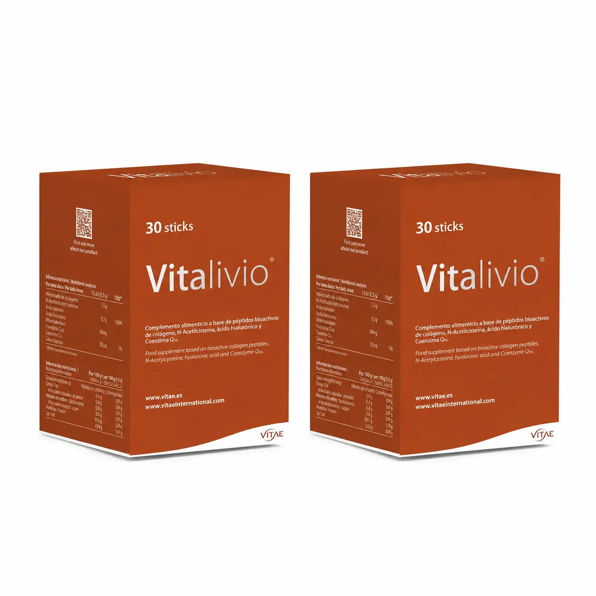 Vitae Vitalivio, 2 x 30 tyčiniek