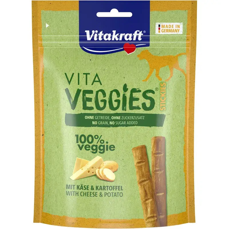 Vitakraft Veggies Dog Sticks – syr 9 × 80 g