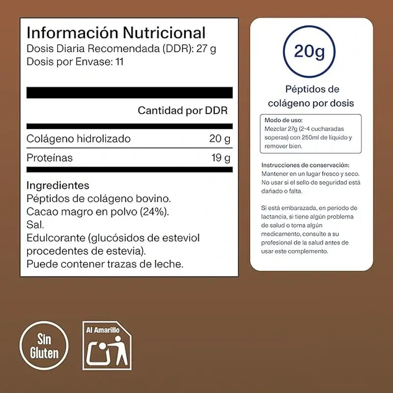 Vital Proteins Duplo kolagénové peptidy s príchuťou čokolády, 2x 297 g