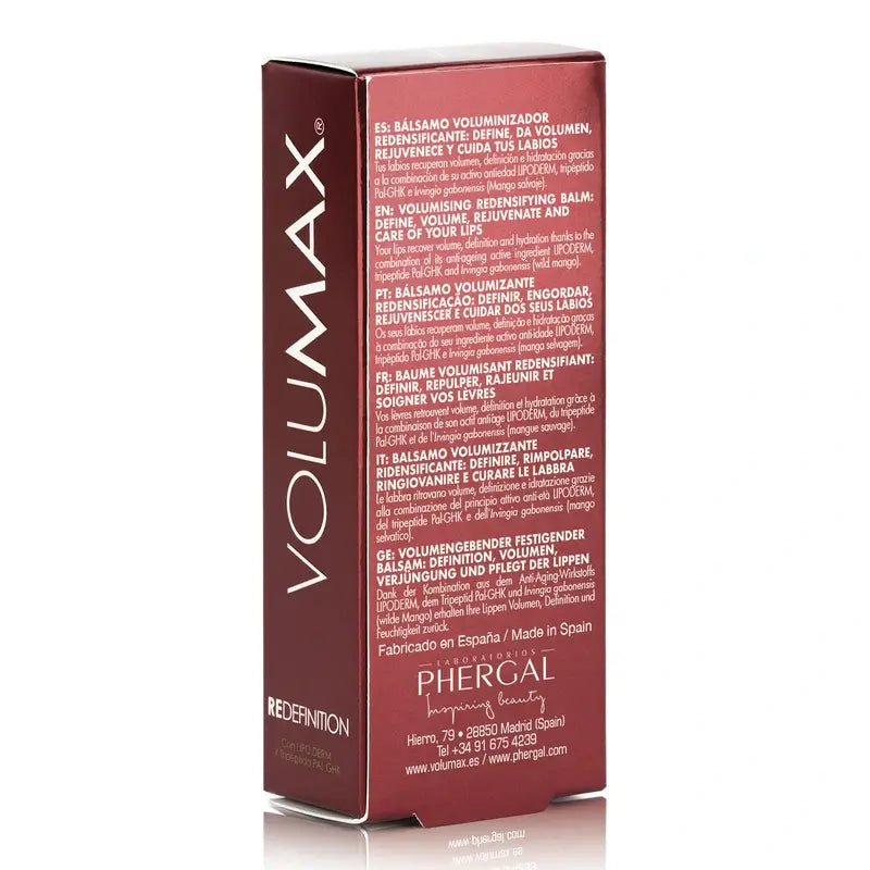 Volumax Redefinition Regeneračný balzam na pery proti vráskam s efektom zväčšenia objemu 15 ml