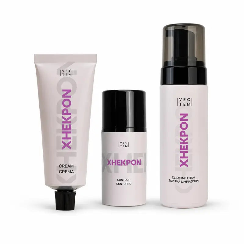Xhekpon Krém na oblasť okolo očí 15 ml + Krém na tvár 40 ml + Čistiaca pena s kolagénom 150 ml