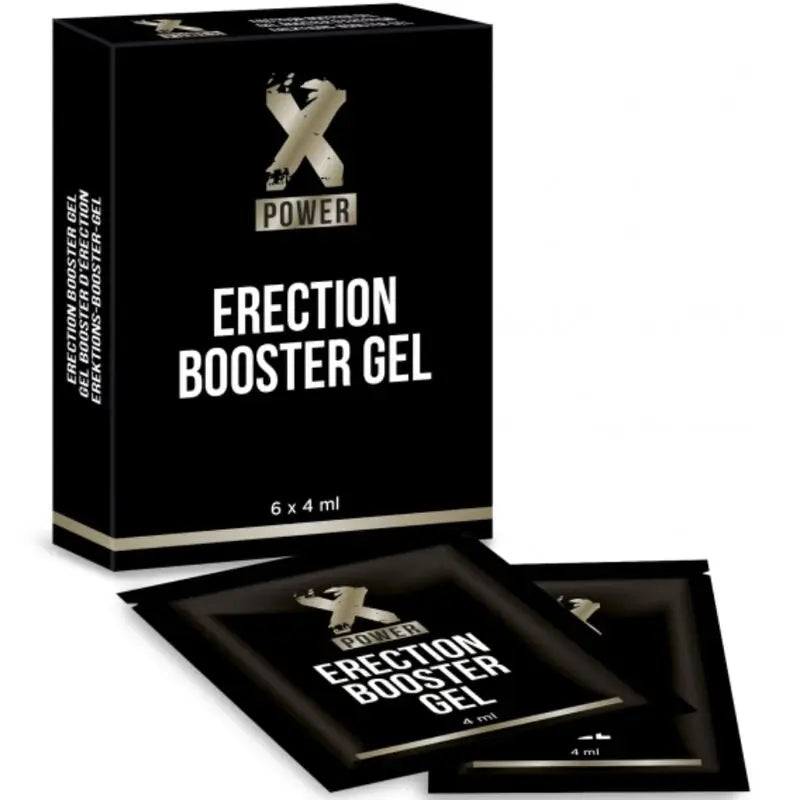 Xpower Erection Booster Gel – prípravok na posilnenie erekcie, 6 x 4 ml