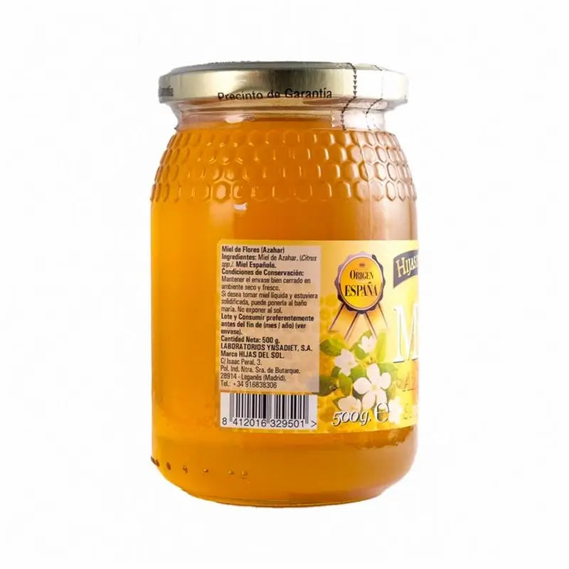 Ynsadiet Med z kvetov pomarančovníka Levante 500 g. Hijas Del Sol**