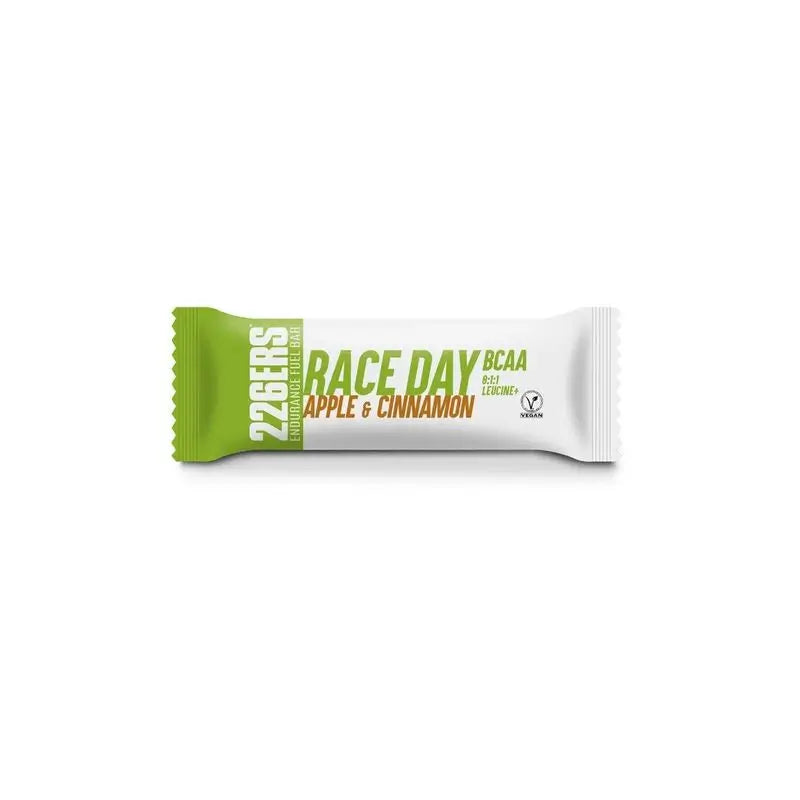 226Ers Race Day Bar - Bcaa Vegan Energy Bar Apple & Cinnamon, 40g