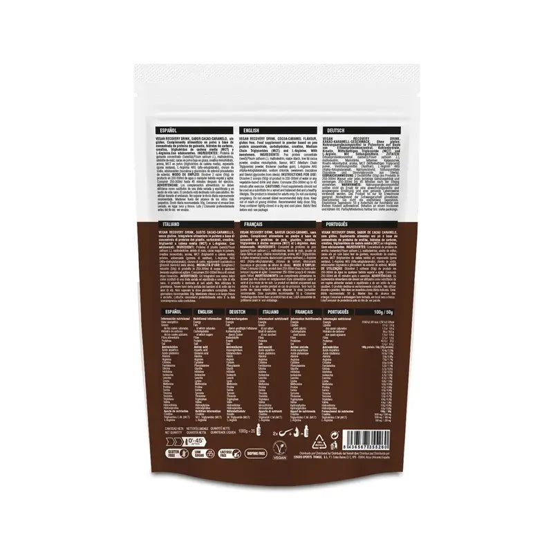226Ers Vegan Recovery Drink – vegánsky regeneračný nápoj s príchuťou čokolády a karamelu, 1000 g