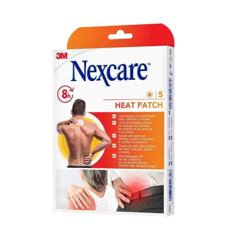 3M Nexcare teplá náplasť 9,5 × 13 cm, 5 kusov