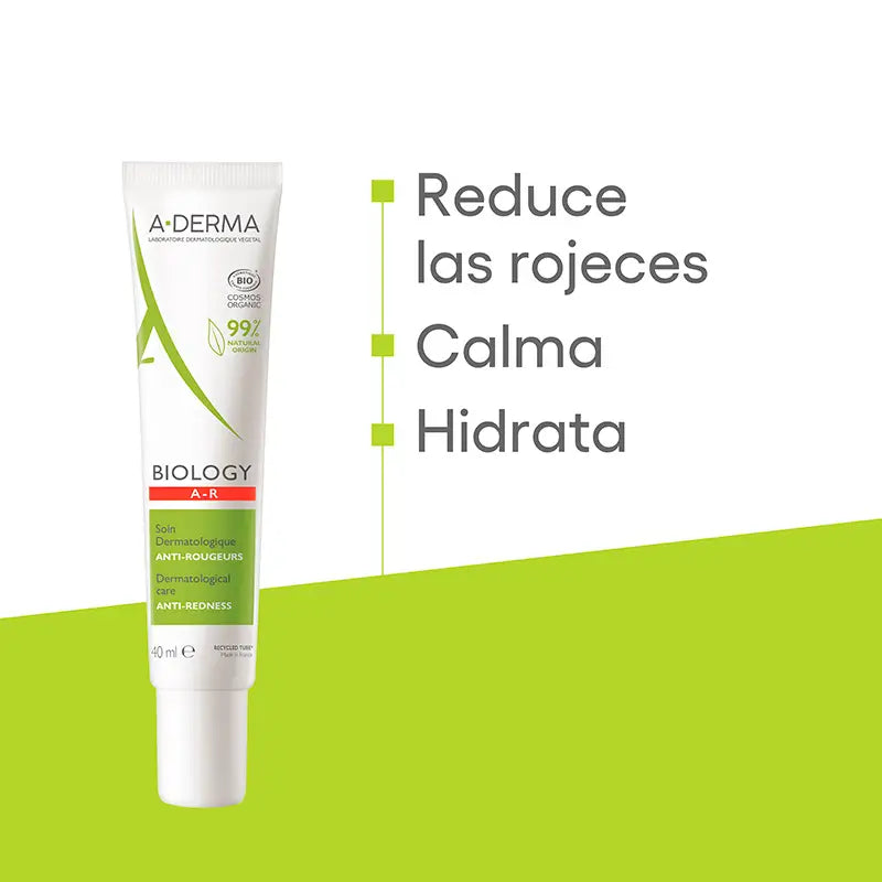 A-Derma Biology Dermatologická starostlivosť proti začervenaniu 40 ml
