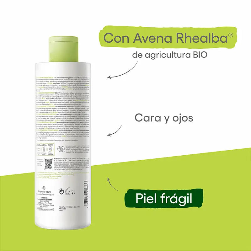 A-Derma Biology Dermatologické odličovacie mlieko 400 ml