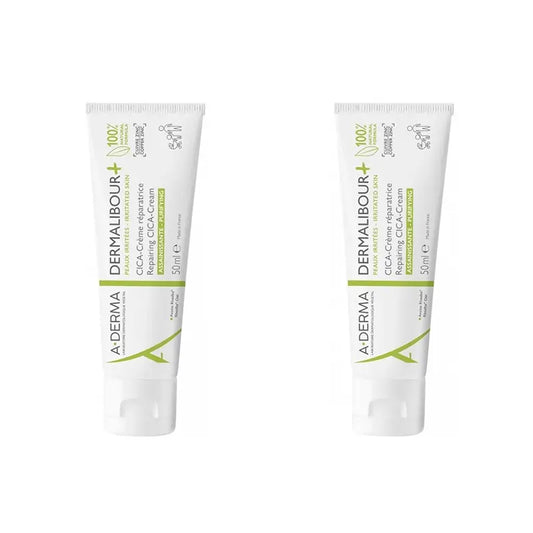 A-Derma Dermalibour+ Cica Cream, 2X50 Ml