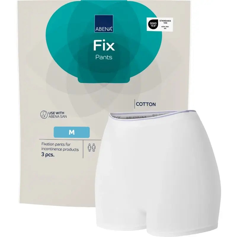 Abena Fix – bavlnené fixačné nohavičky, veľkosť M, 10 kusov