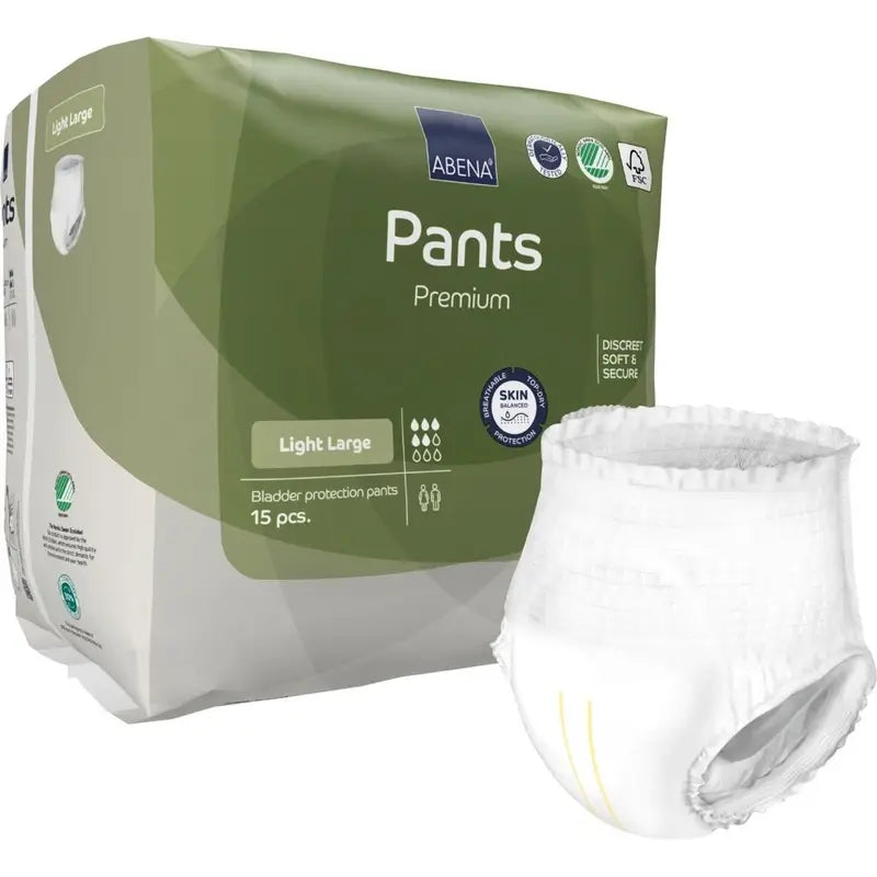 Abena Pants Premium Light, veľkosť L, 15 kusov