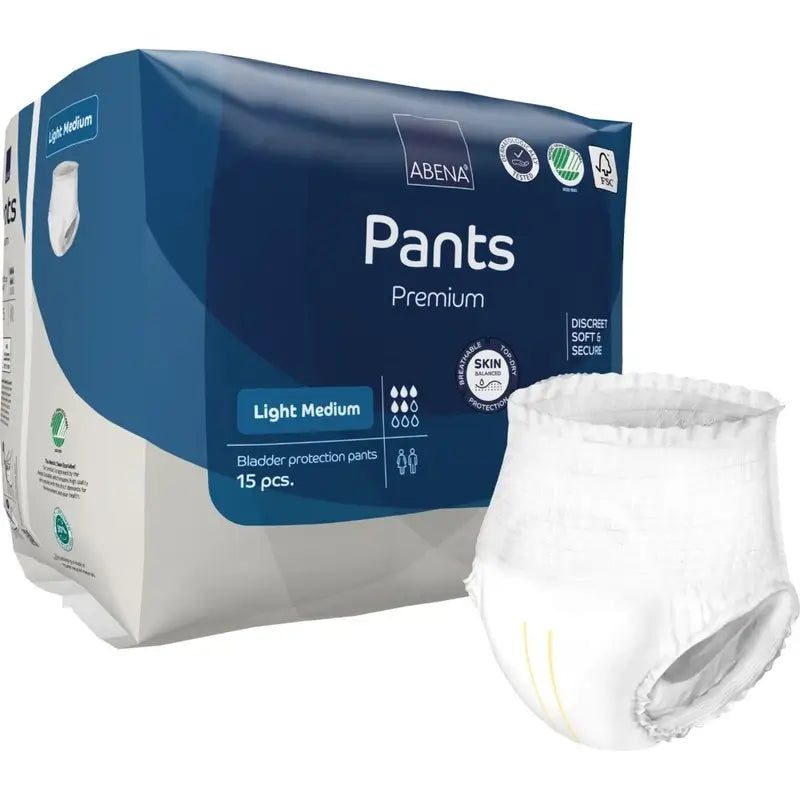 Abena Pants Premium Light, veľkosť M, 15 kusov