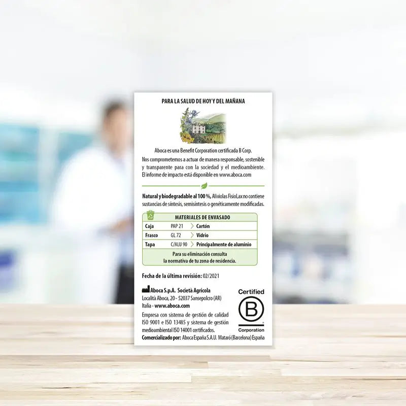 Aboca Aliviolas Fisiolax – na zápchu, 90 tabliet