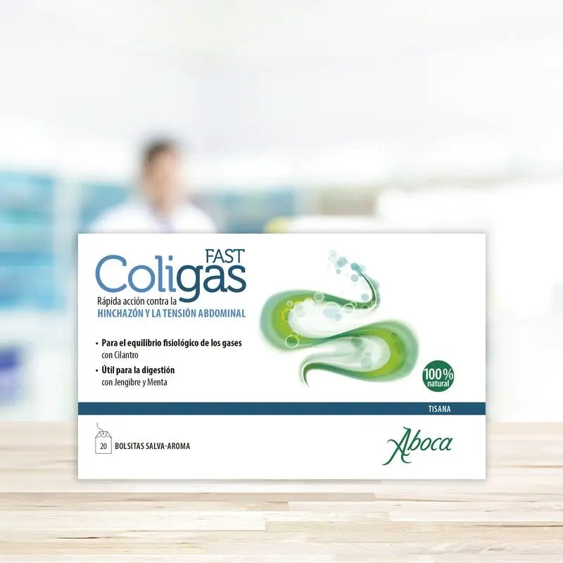 Aboca Coligas Fast Bylinné čaje, 20 vrecúšok