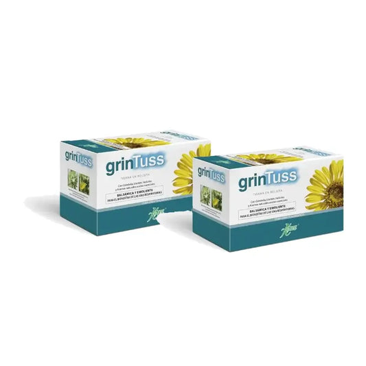 Aboca Grintuss bylinný čaj, 20 vrecúšok, balenie po 2