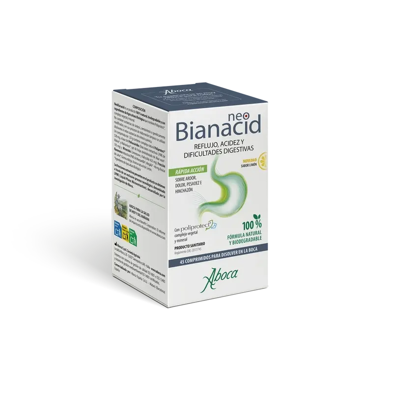 Aboca Neobianacid Lemon, 45 Tablets