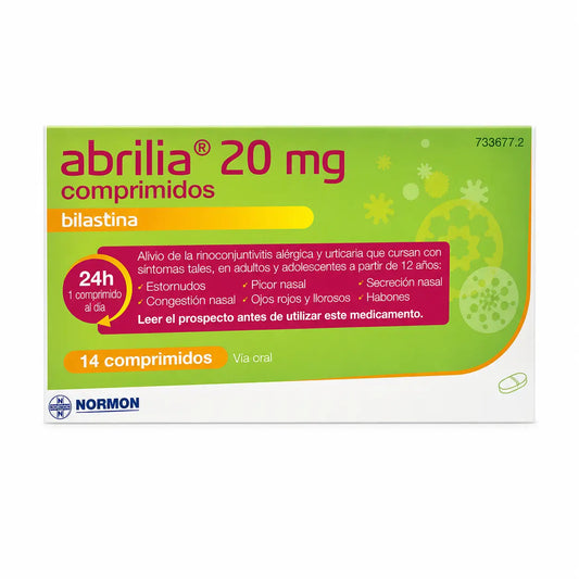 Bilastina Abrilia Normon 20 mg, 14 tabliet