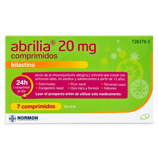Abrilia Normon 20 mg, 7 tabliet