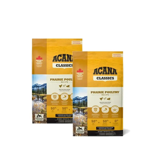 Acana Canine Adult Classics Prairie Poultry 9,7 kg krmivo pre psov, balenie 2