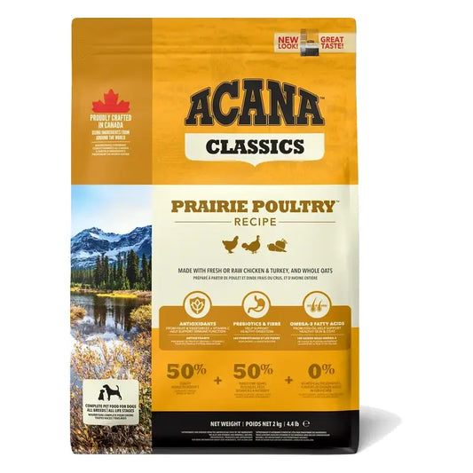 Acana Canine Adult Classics Prairie Poultry 2 kg krmivo pre psov