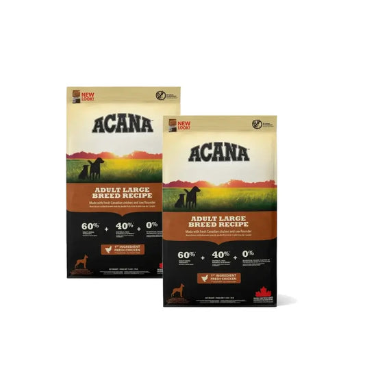 Acana Canine Adult Heritage pre veľké plemená, balenie 2 x 11,4 kg, krmivo pre psov