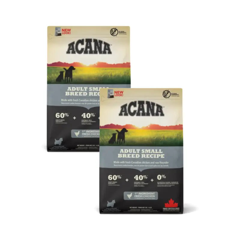 Acana Canine Adult Heritage pre malé plemená, balenie 2 x 2 kg, krmivo pre psov