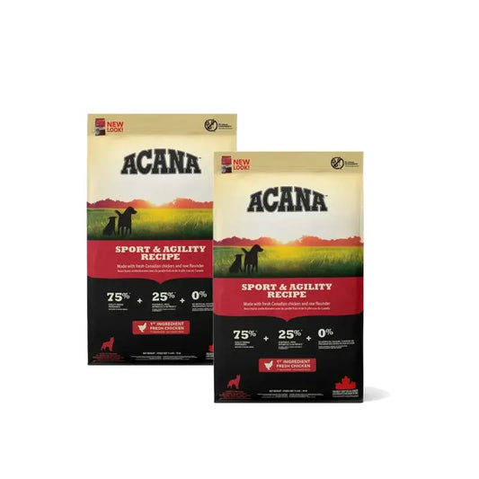 Acana Canine Adult Heritage Sport Agility 17 kg – krmivo pre psov, balenie po 2 kusoch