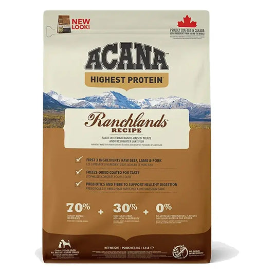 Acana Canine Adult Regionals Ranchlands Prairie 2 kg krmivo pre psov
