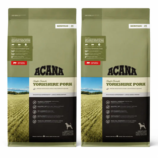 Acana Canine Adult Singles Yorkshire Pork 11,4 kg krmivo pre psov, balenie po 2 ks